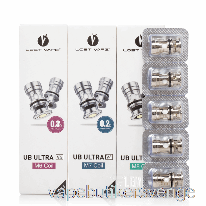 Vape Sverige Lost Vape Ultra Boost Ersättningsspolar [v2] 1.0ohm Mtl Coils